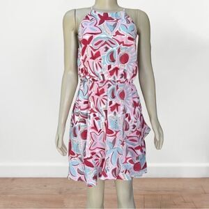 NWOT Abstract Floral Print‎ Summer Dress Size M